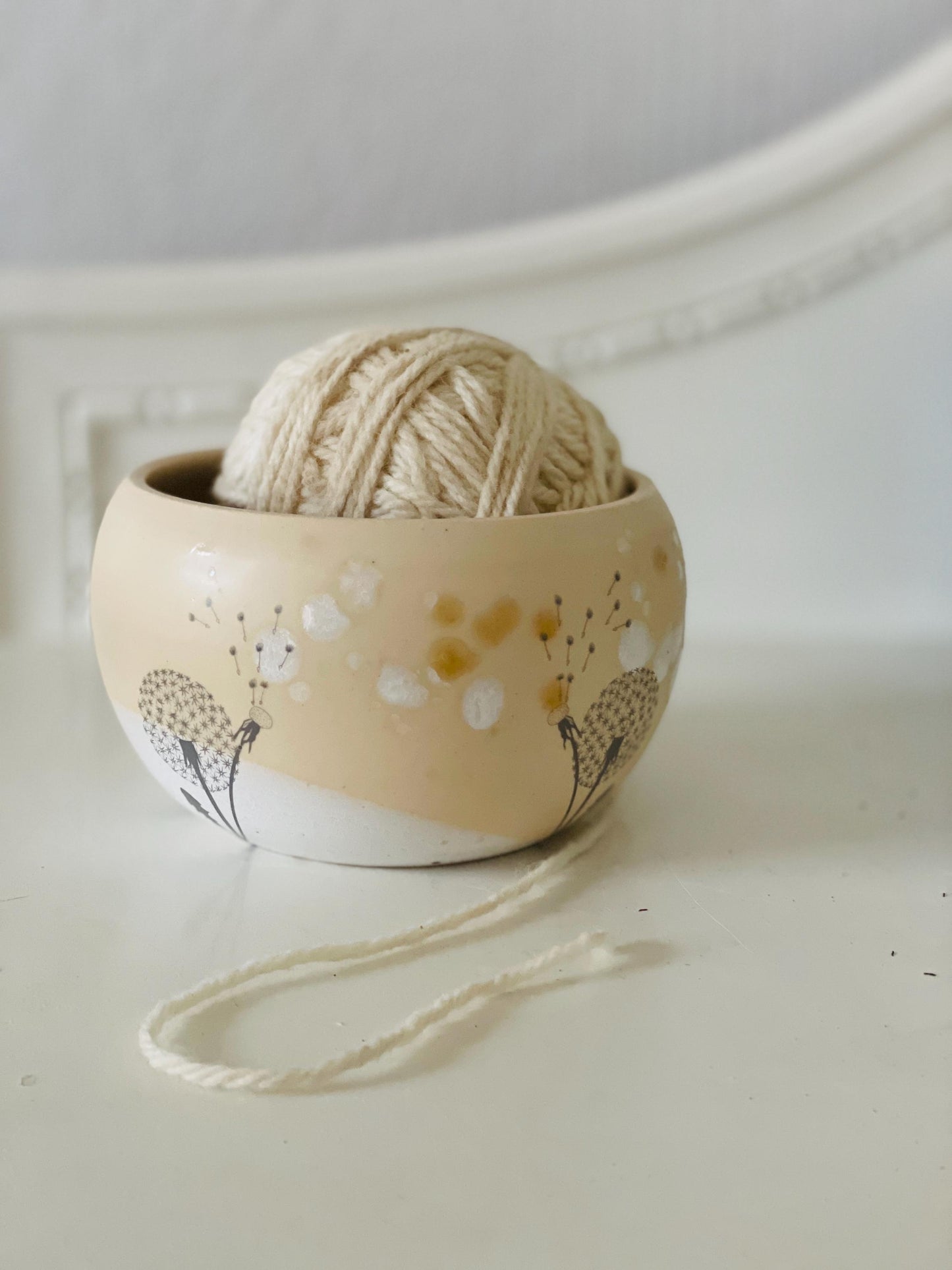 Kamolbļoda, keramikas dzijas bļoda