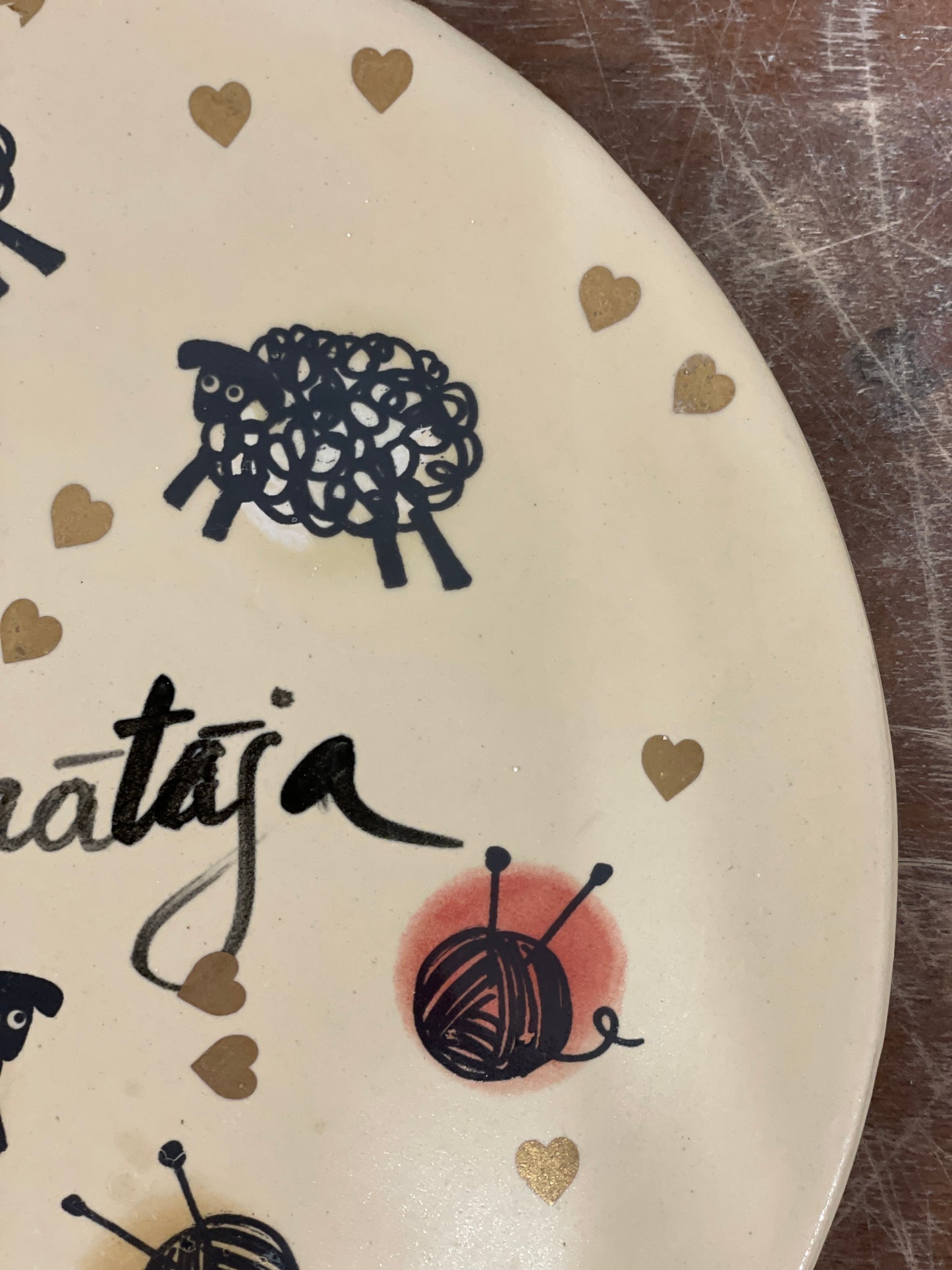 Šķīvis "Pūra darinātāja"