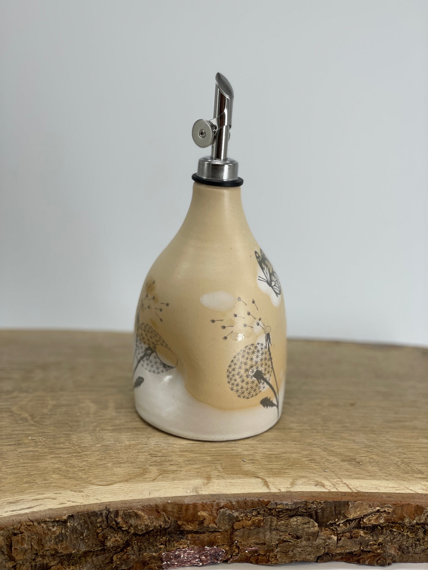 Pottery ceramic oil dispenser