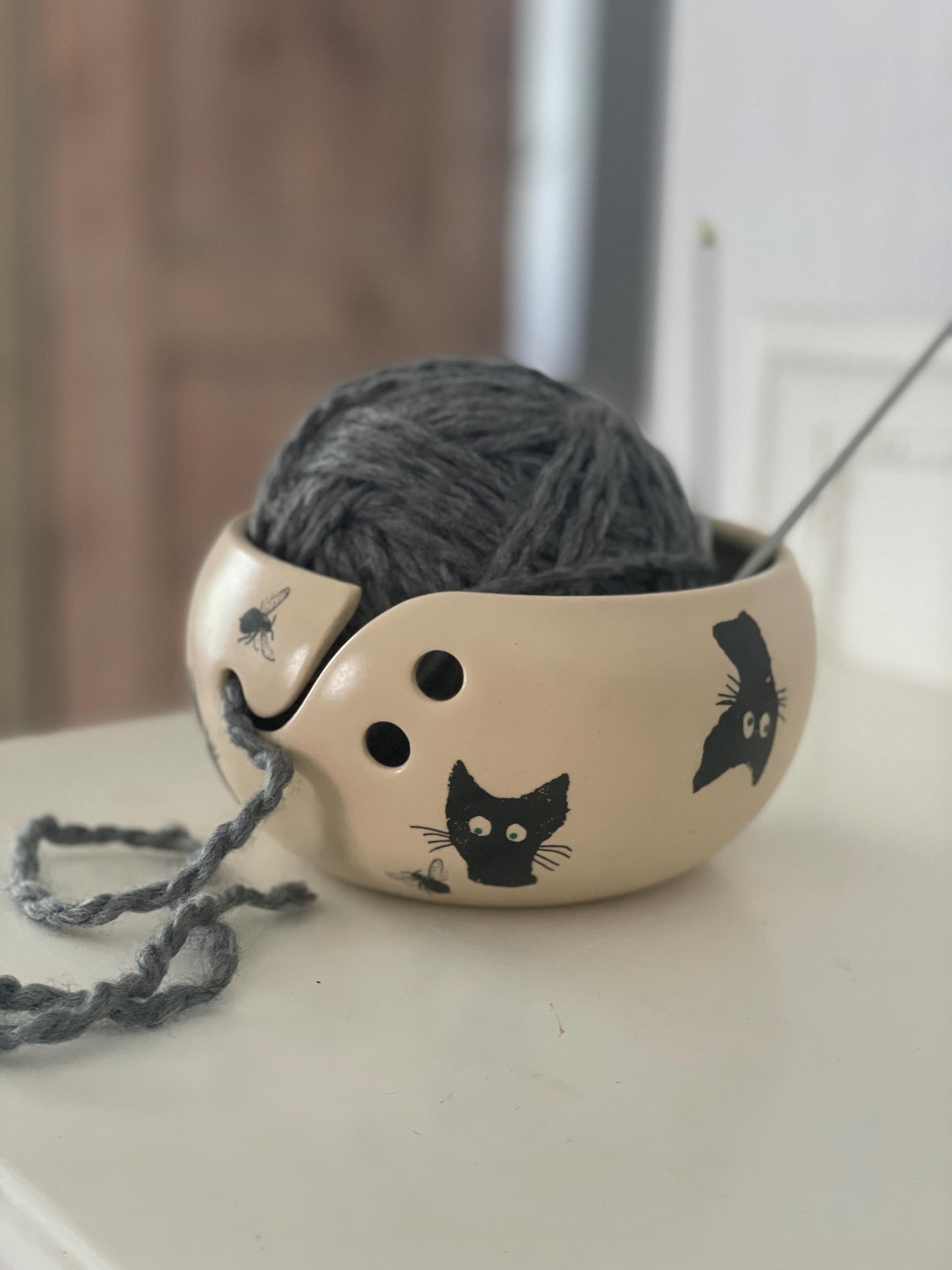 Keramikas dzijas bļoda