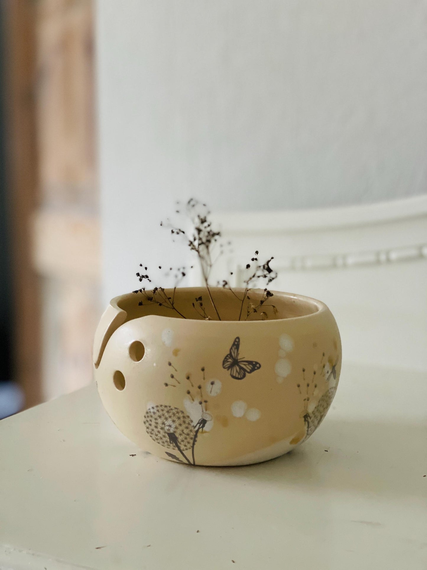 Kamolbļoda, keramikas dzijas bļoda