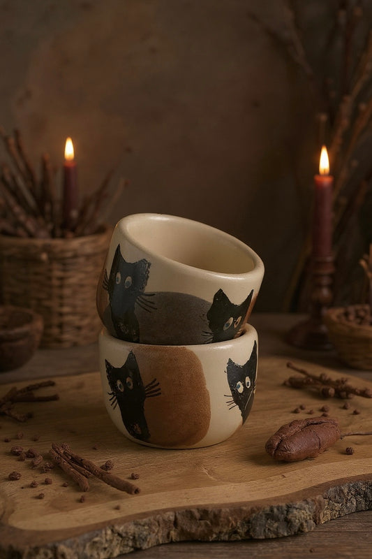 2 trauciņu komplekts. Mazas glāzītes.