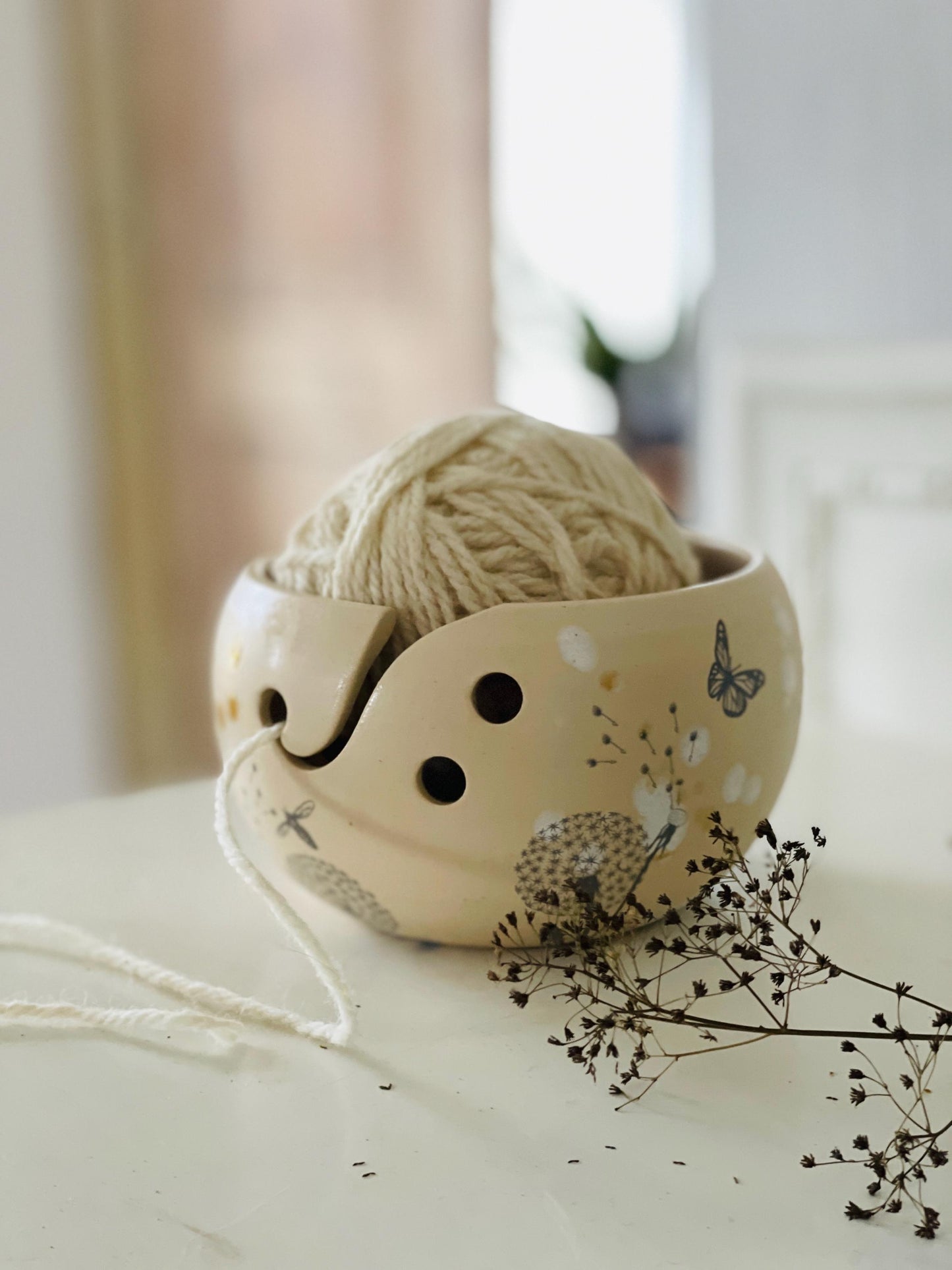 Kamolbļoda, keramikas dzijas bļoda