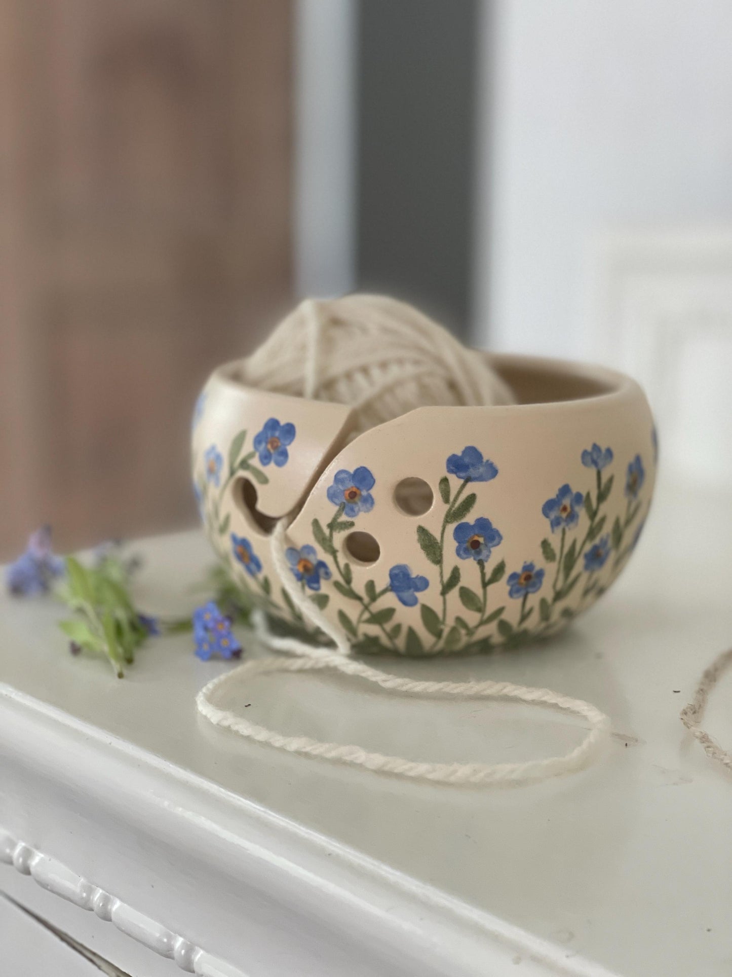 Keramikas dzijas bļodiņa