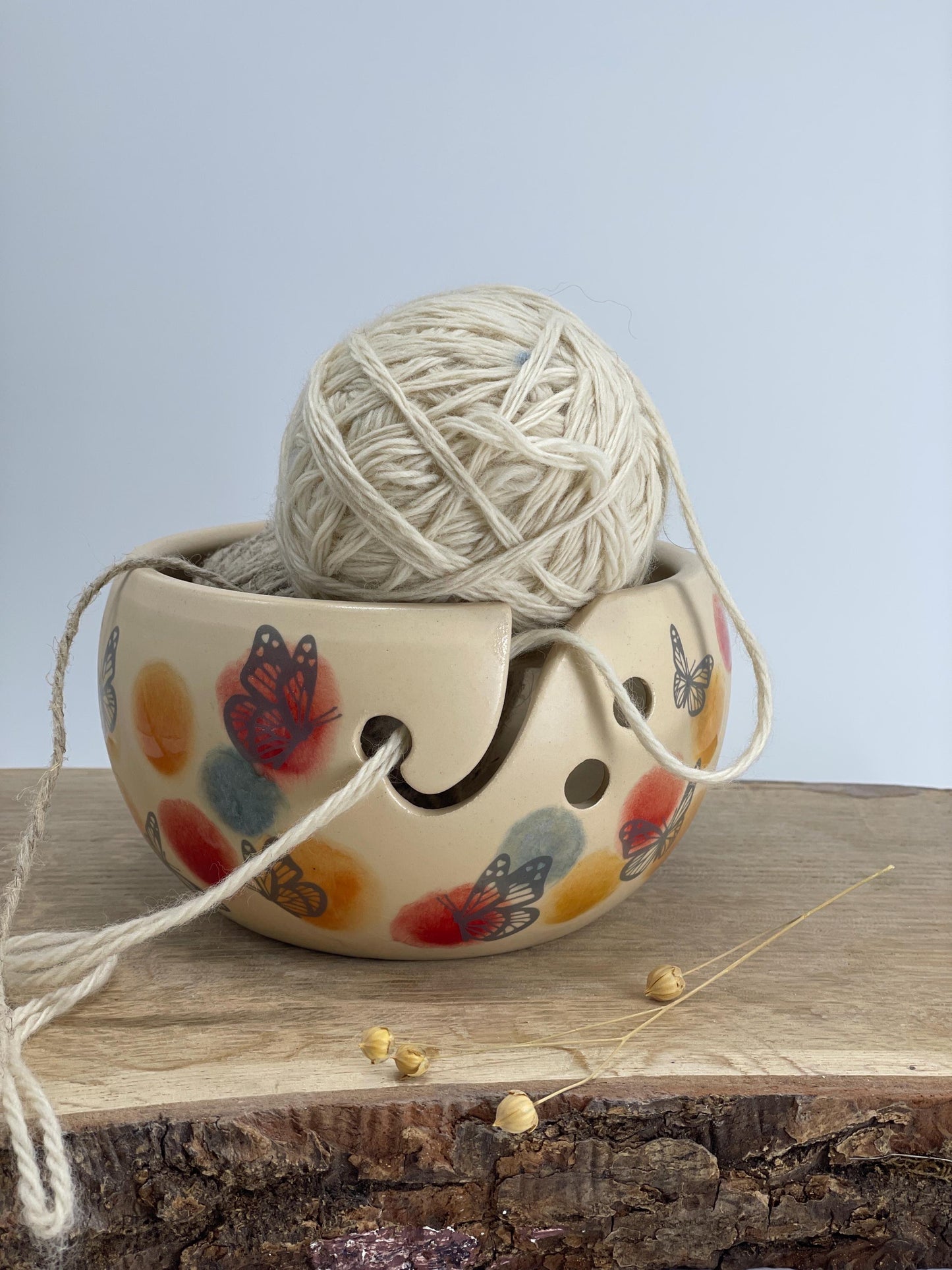 Kamolu bļoda, dzijas bļoda