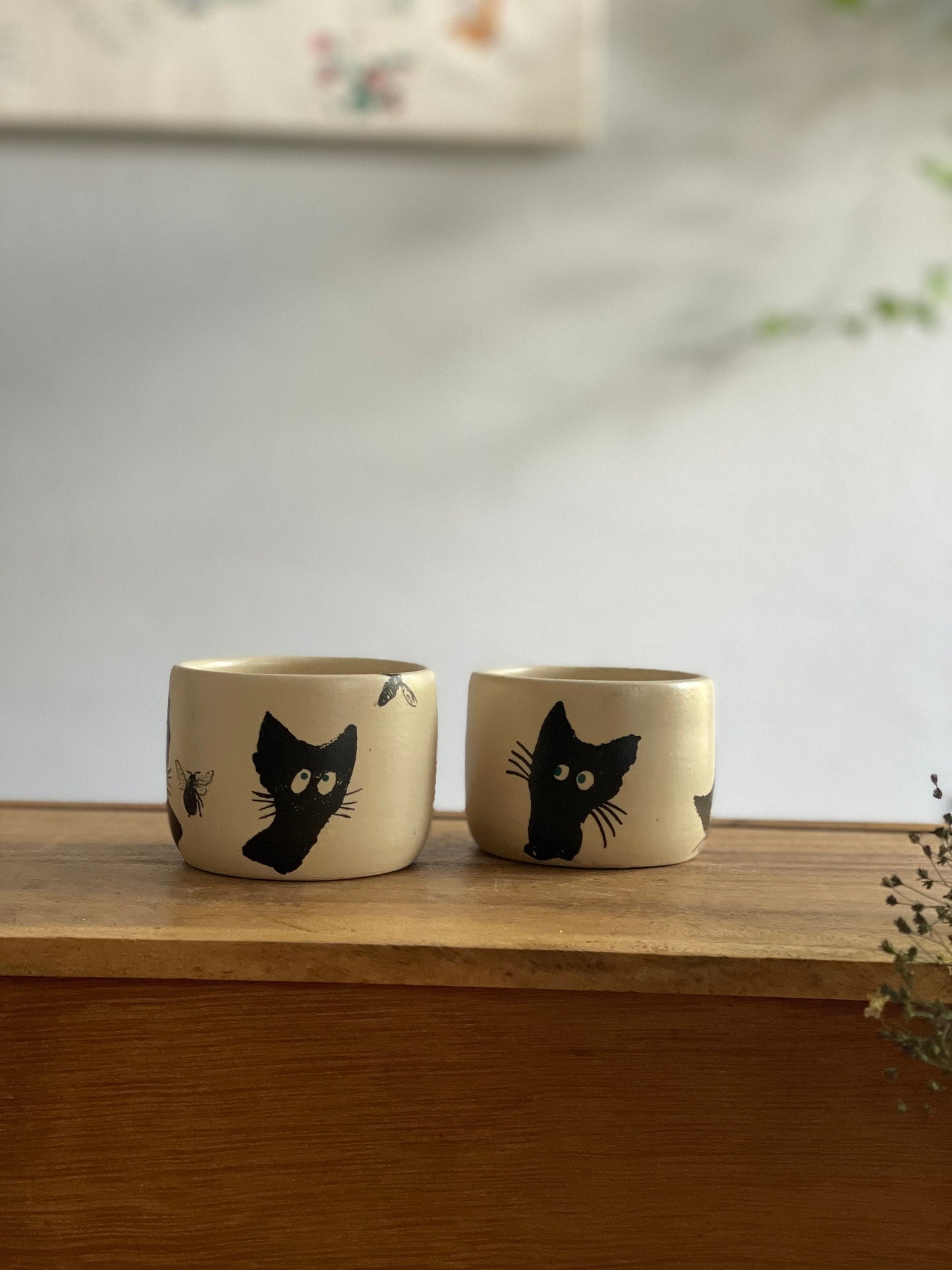 2 trauciņu komplekts. Mazas glāzītes.