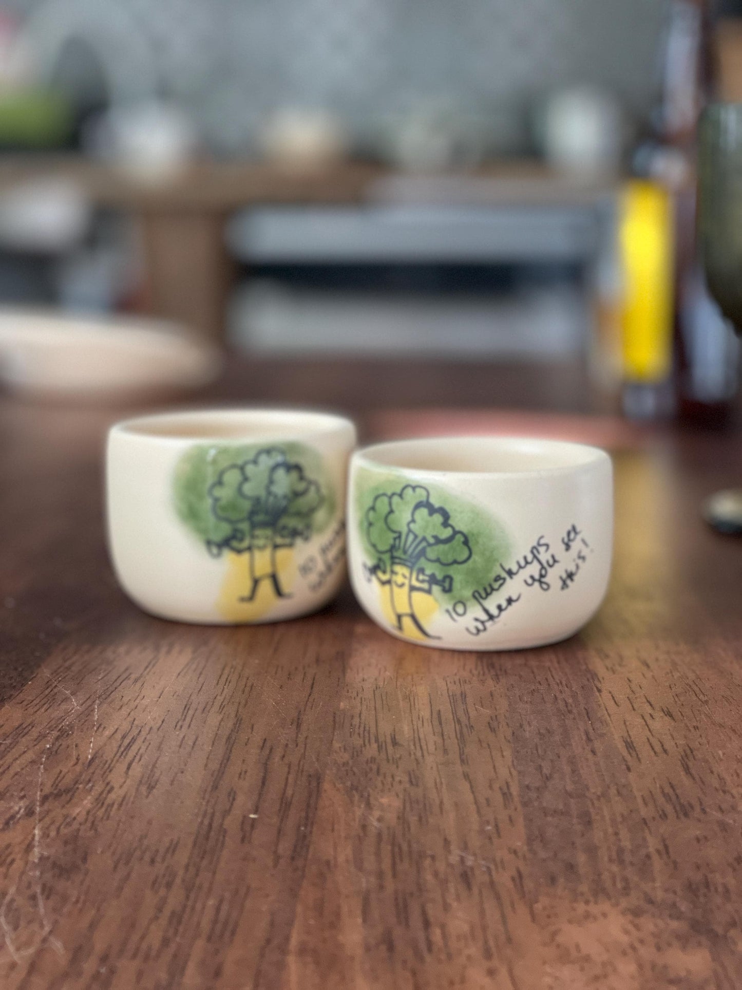 2 trauciņu komplekts. Mazas glāzītes.