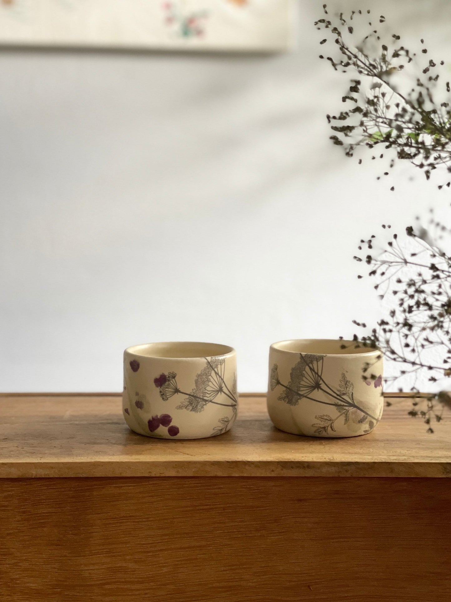 2 trauciņu komplekts. Mazas glāzītes. 