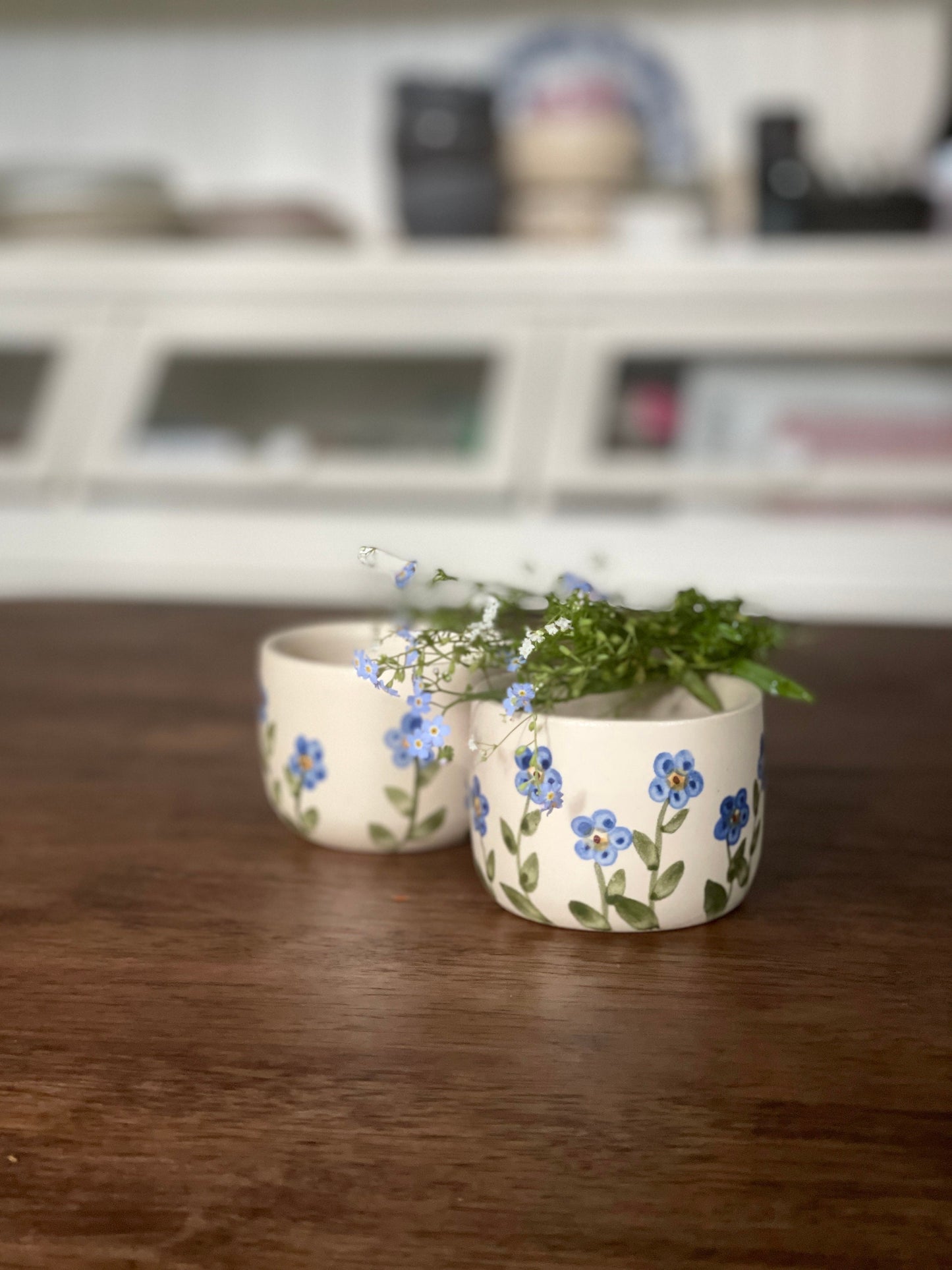 2 trauciņu komplekts. Mazas glāzītes.