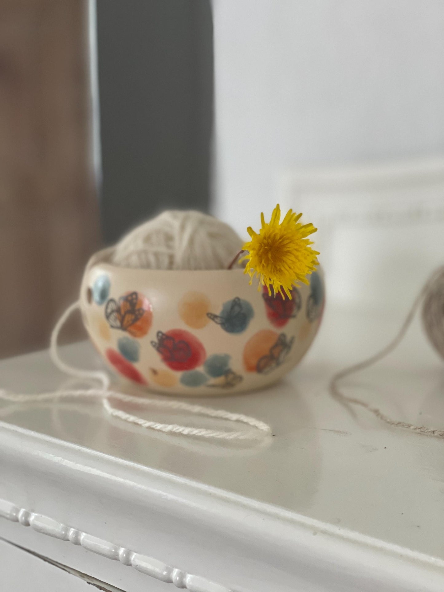 Kamolu bļoda, dzijas bļoda