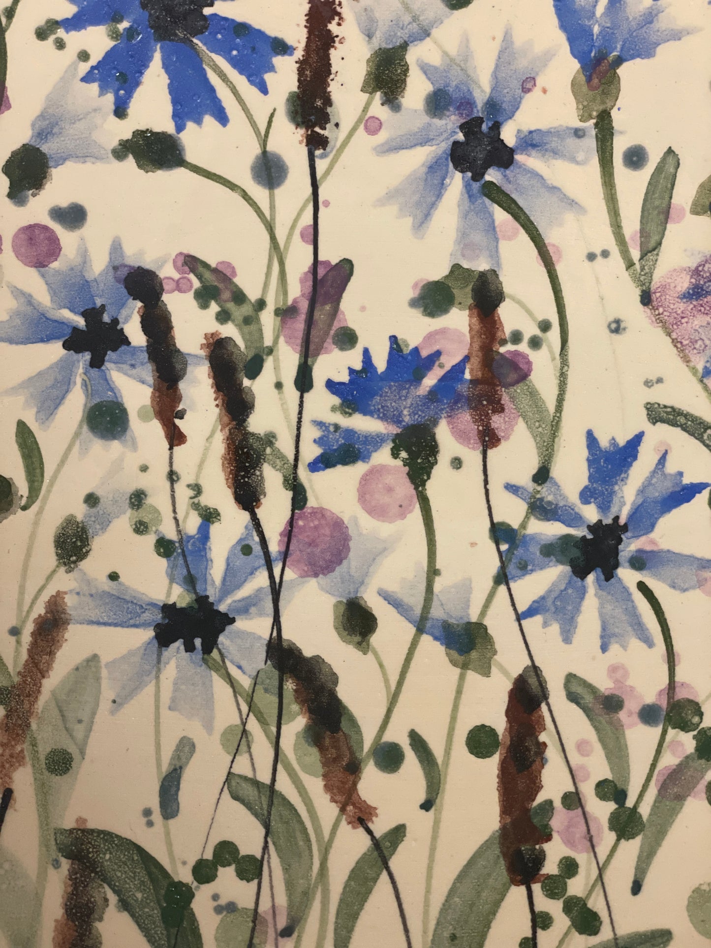 Rudzupuķu šķīvis-bļoda