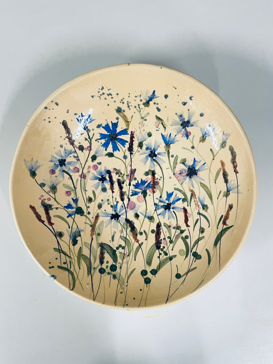 Rudzupuķu šķīvis-bļoda