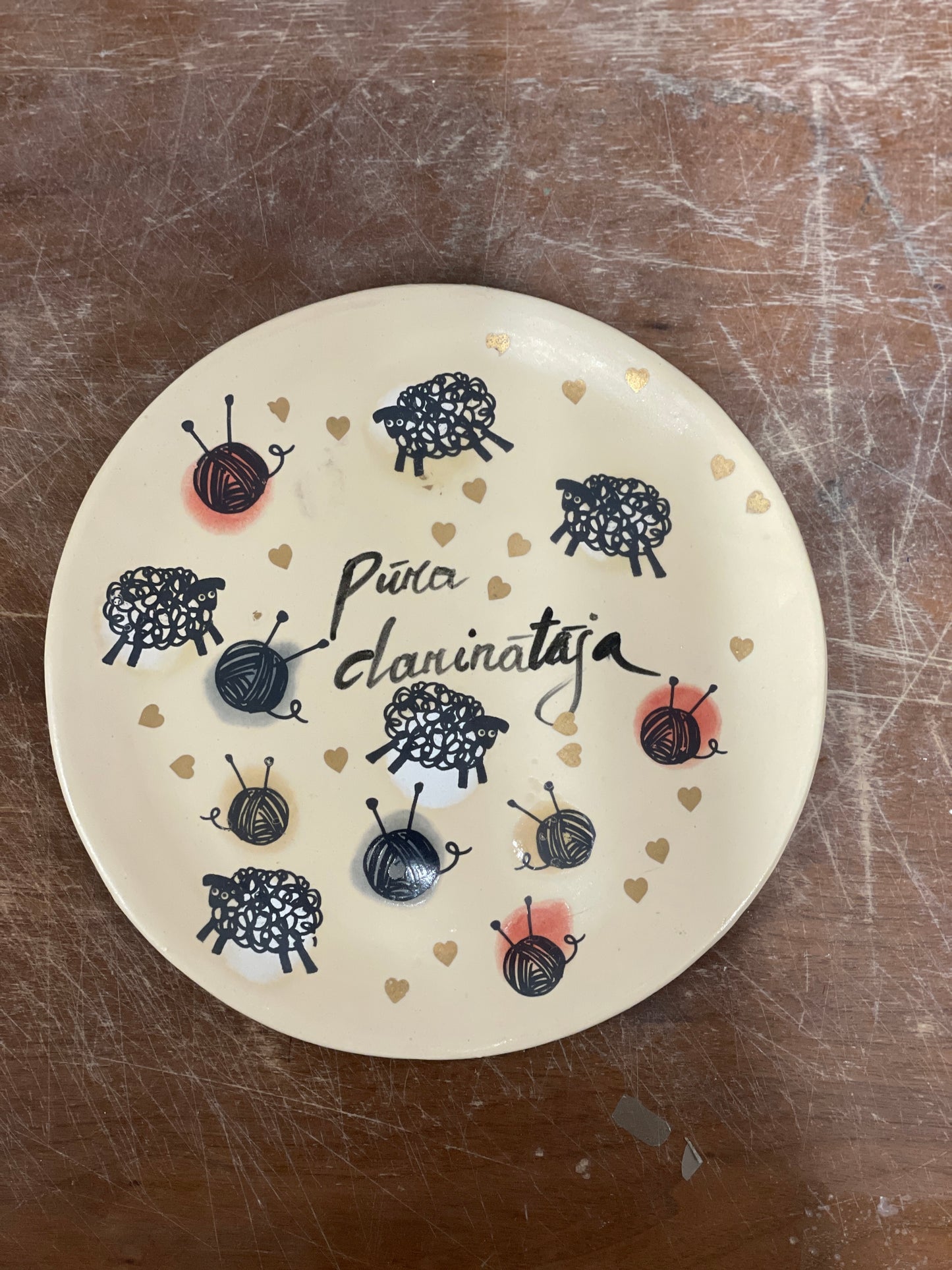 Šķīvis "Pūra darinātāja"