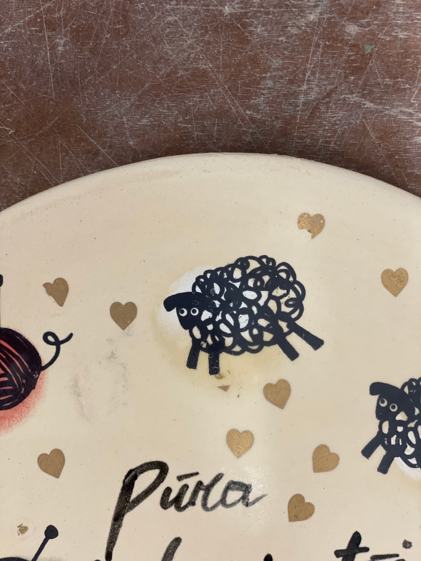 Šķīvis "Pūra darinātāja"