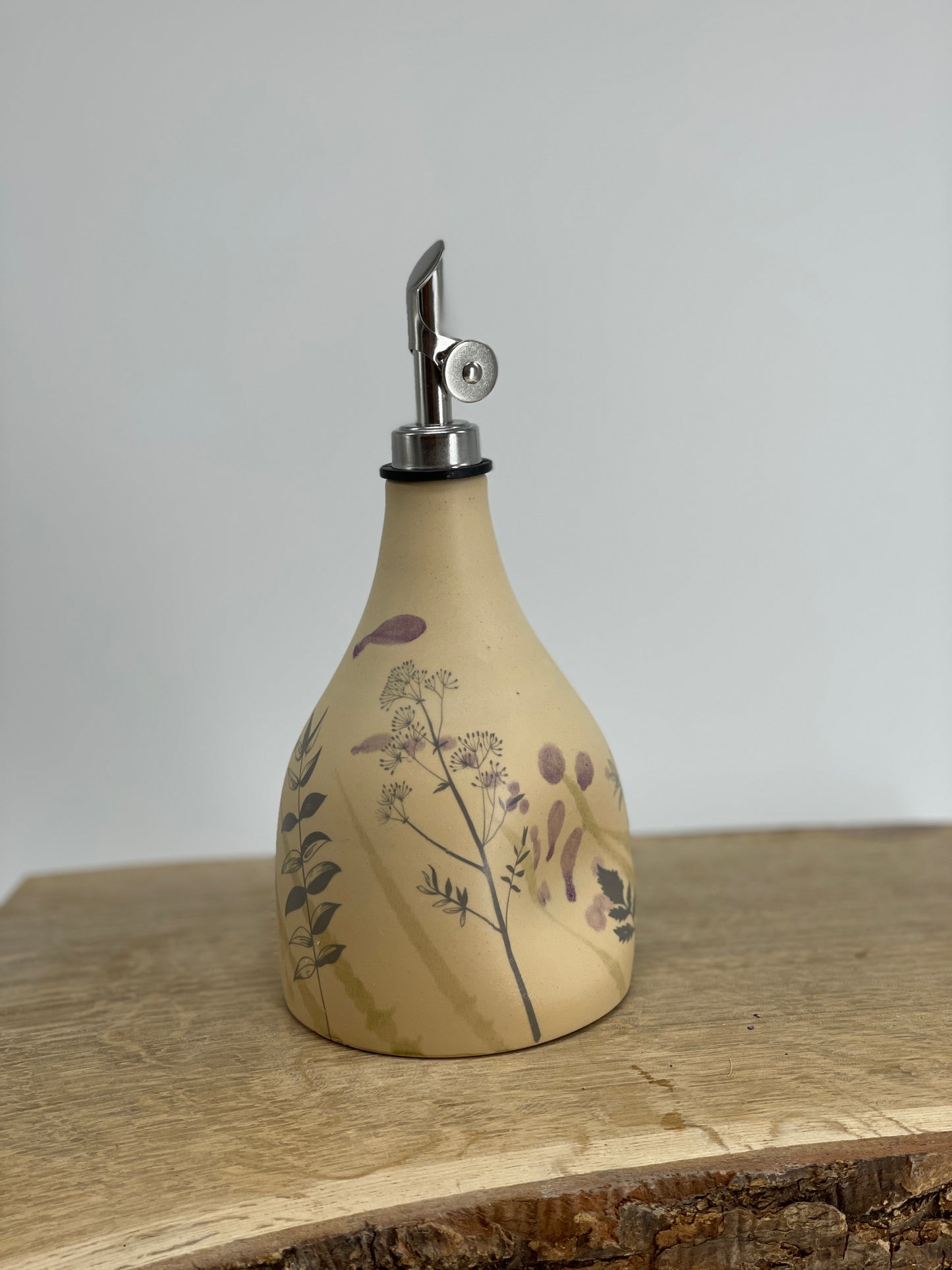 Pottery ceramic oil dispenser