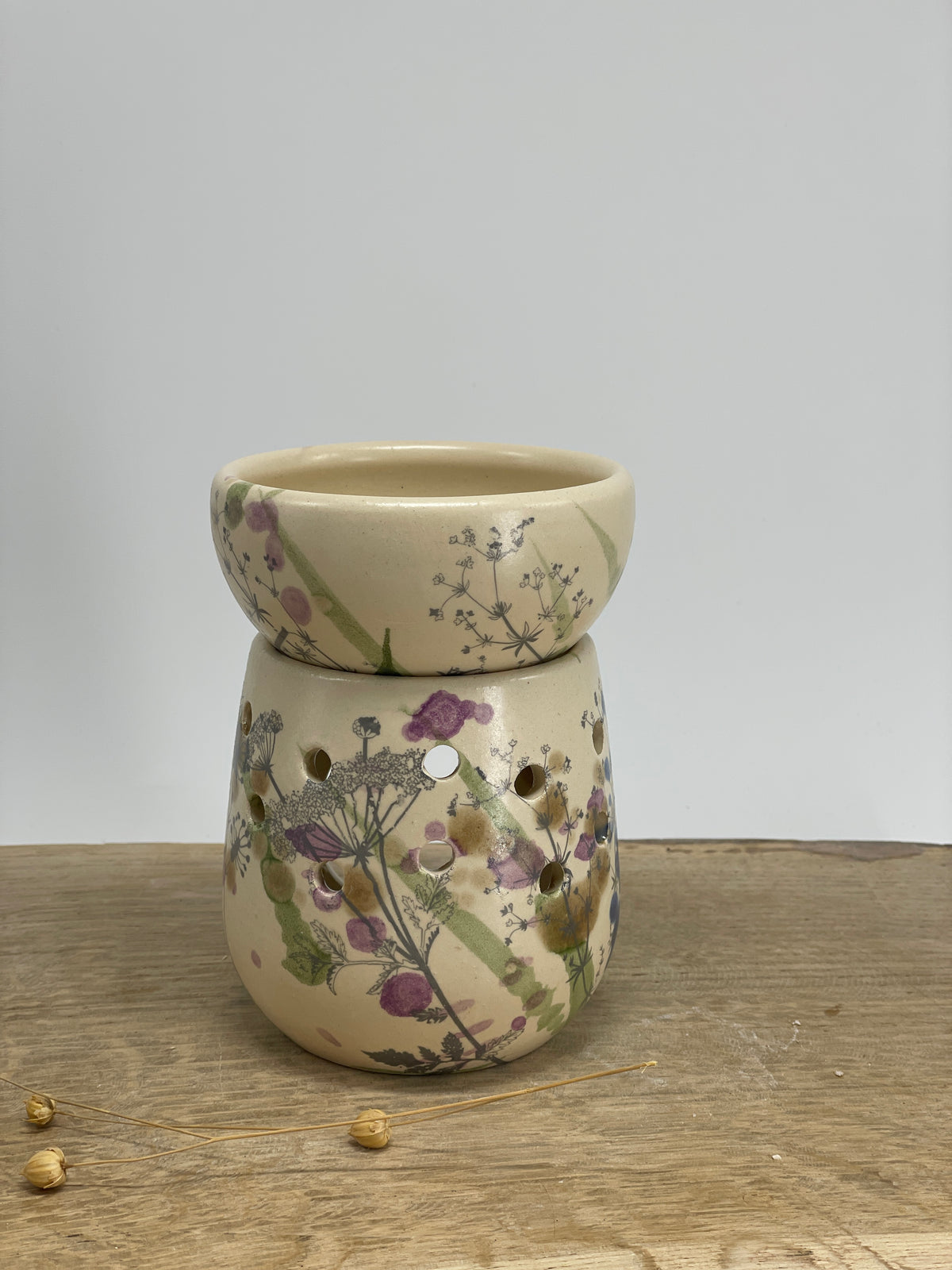 Botanical Ceramic Oil Burner