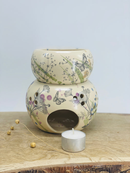 Botanical Ceramic Oil Burner