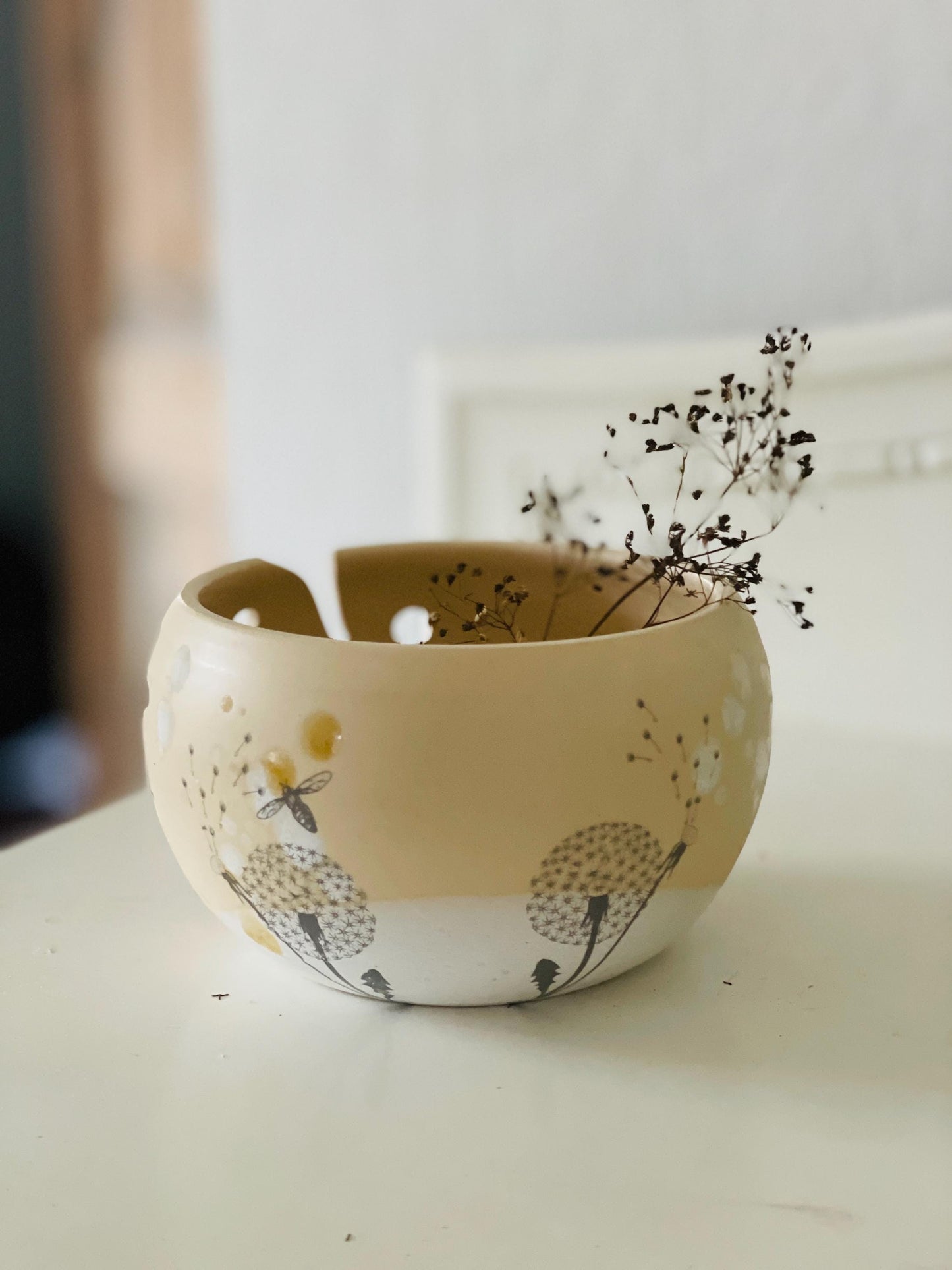 Kamolbļoda, keramikas dzijas bļoda