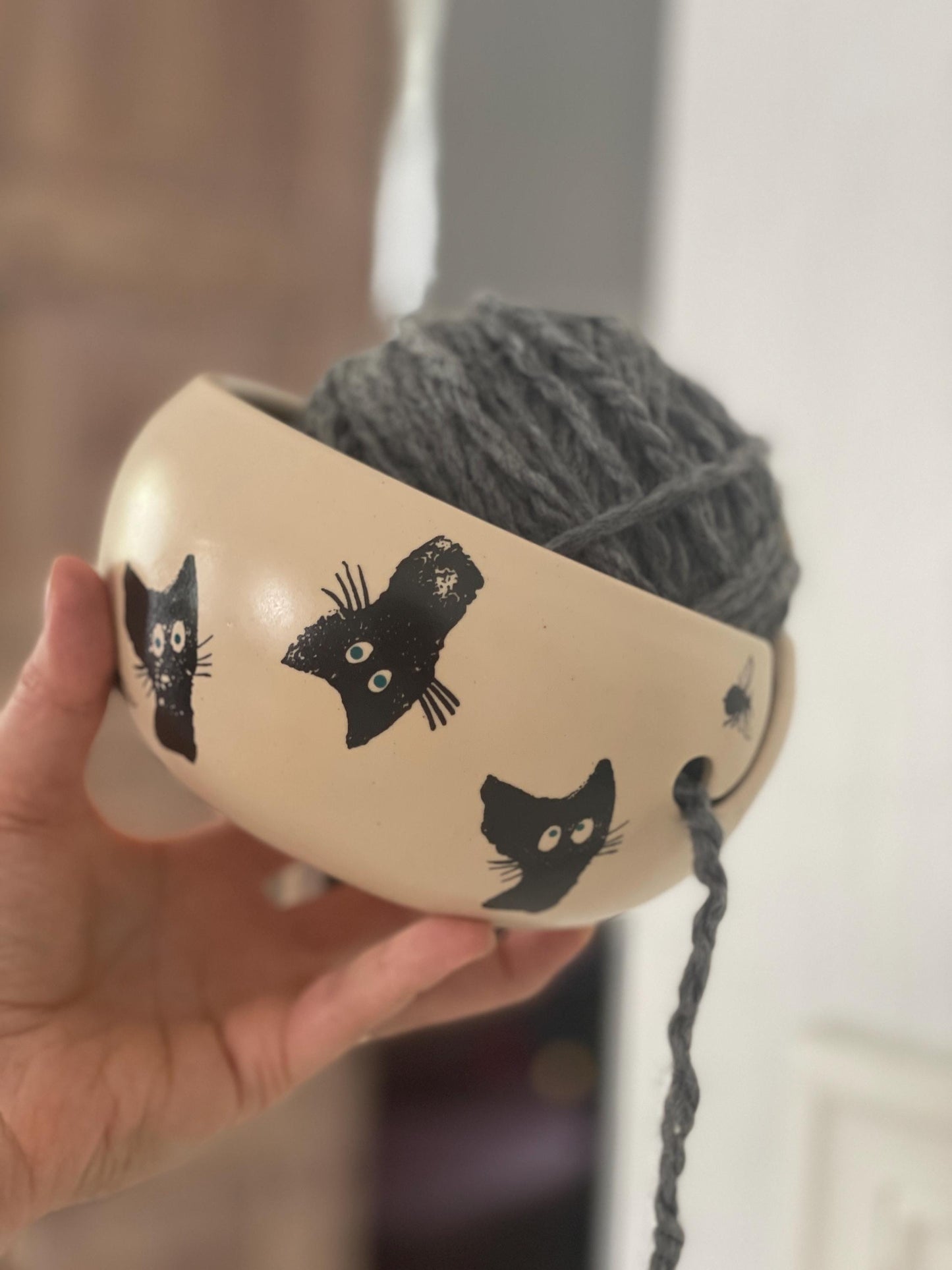 Keramikas dzijas bļoda