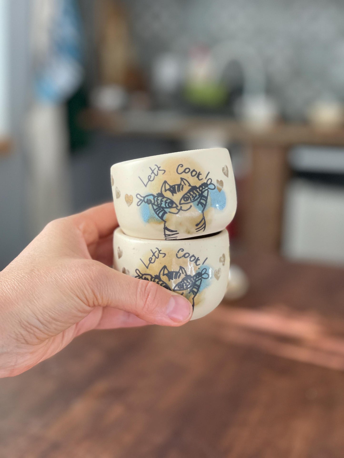 2 trauciņu komplekts. Mazas glāzītes.