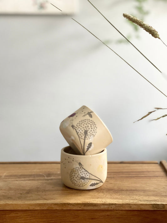 2 trauciņu komplekts. Mazas glāzītes.