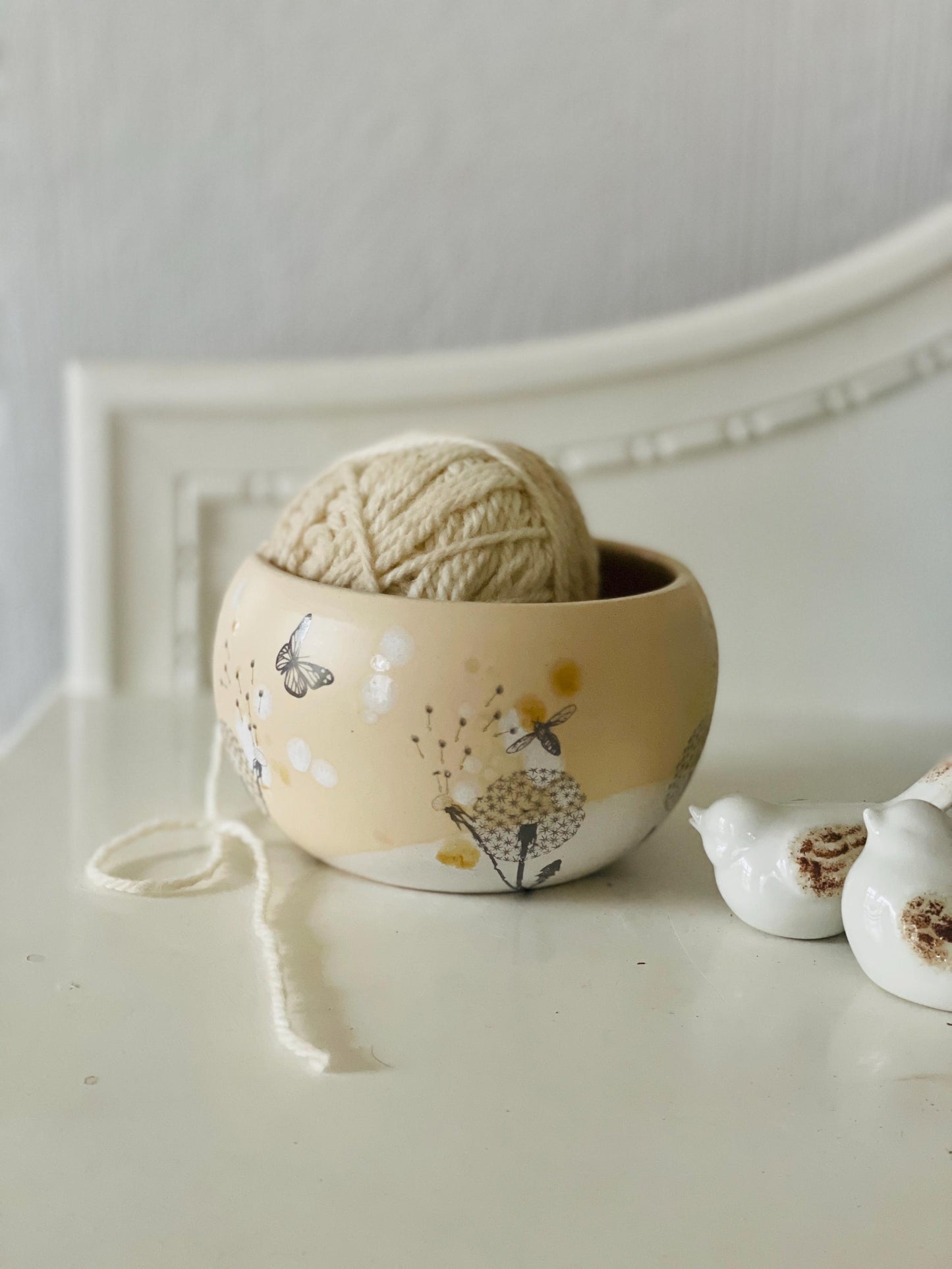 Kamolbļoda, keramikas dzijas bļoda