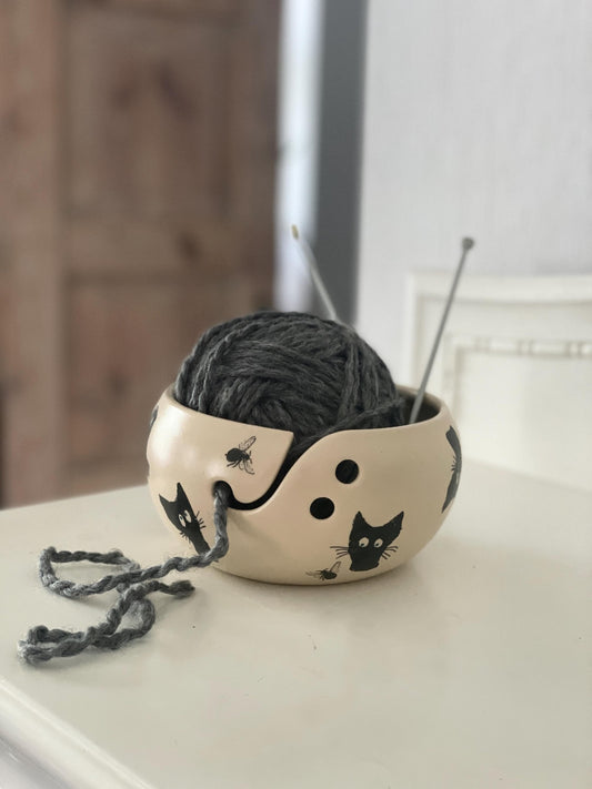 Keramikas dzijas bļoda