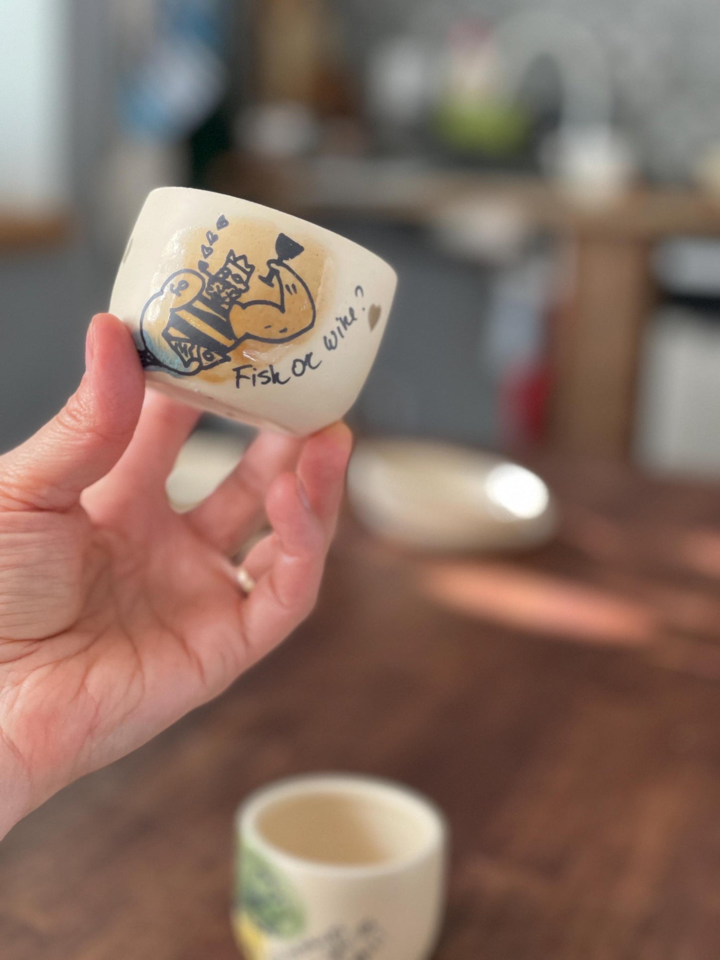 2 trauciņu komplekts. Mazas glāzītes.