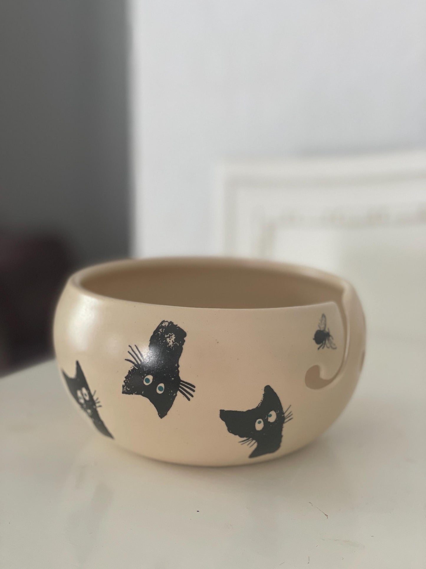 Keramikas dzijas bļoda