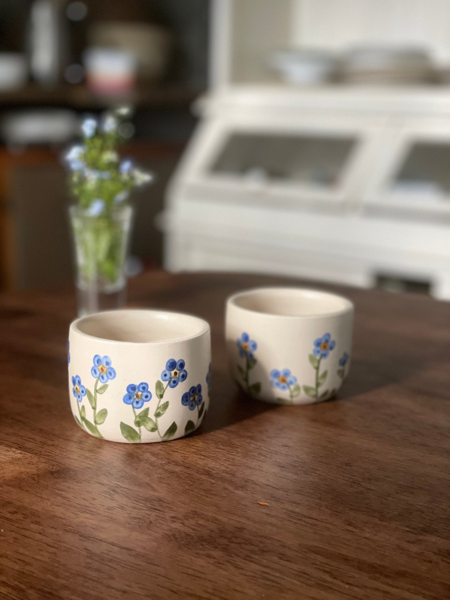 2 trauciņu komplekts. Mazas glāzītes.