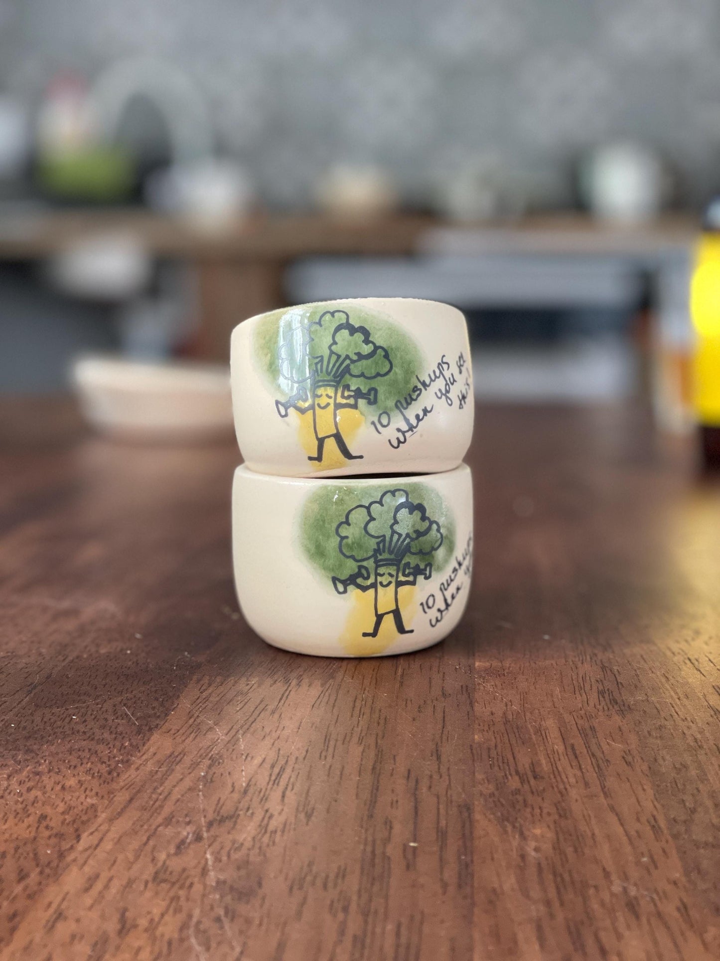 2 trauciņu komplekts. Mazas glāzītes.