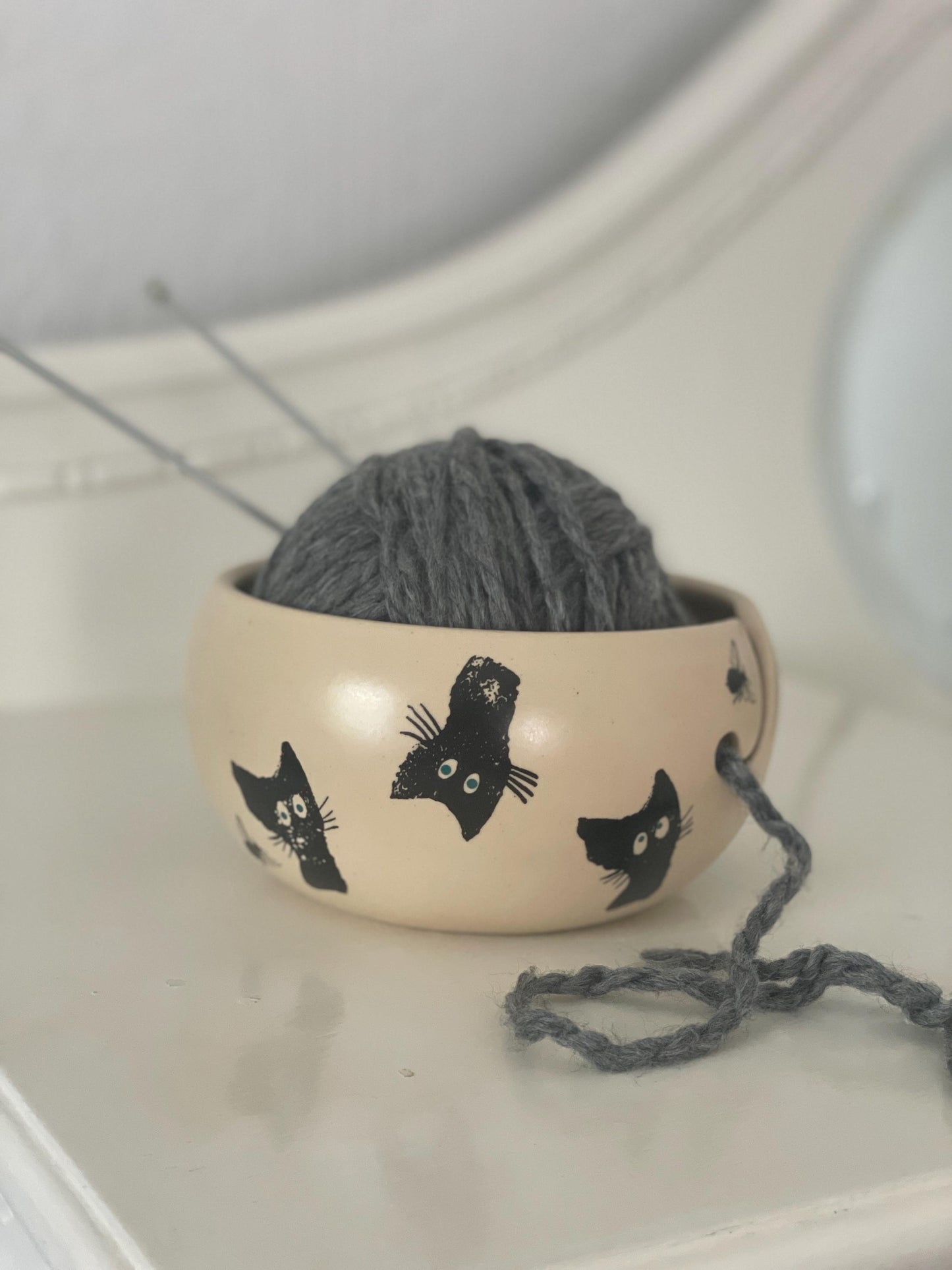 Keramikas dzijas bļoda