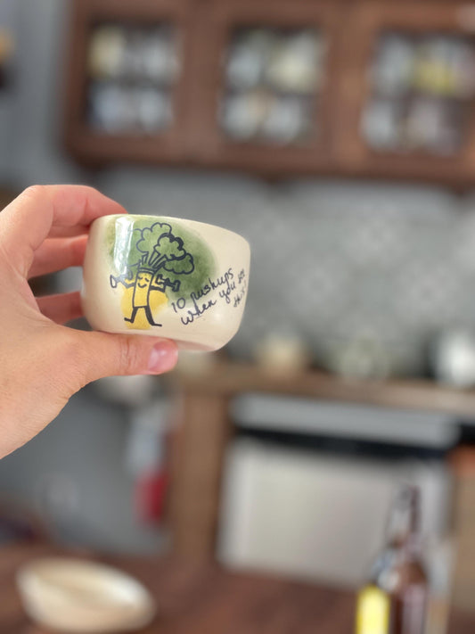 2 trauciņu komplekts. Mazas glāzītes.