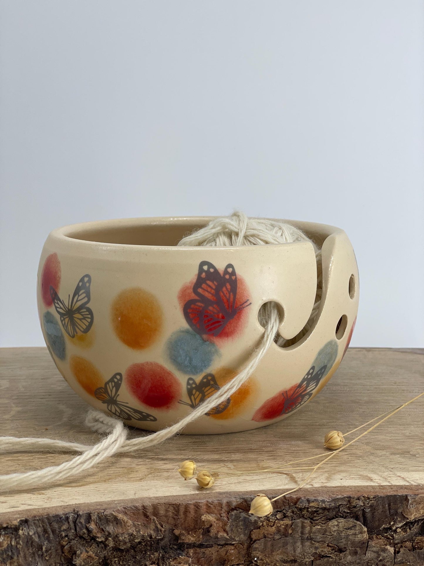 Kamolu bļoda, dzijas bļoda