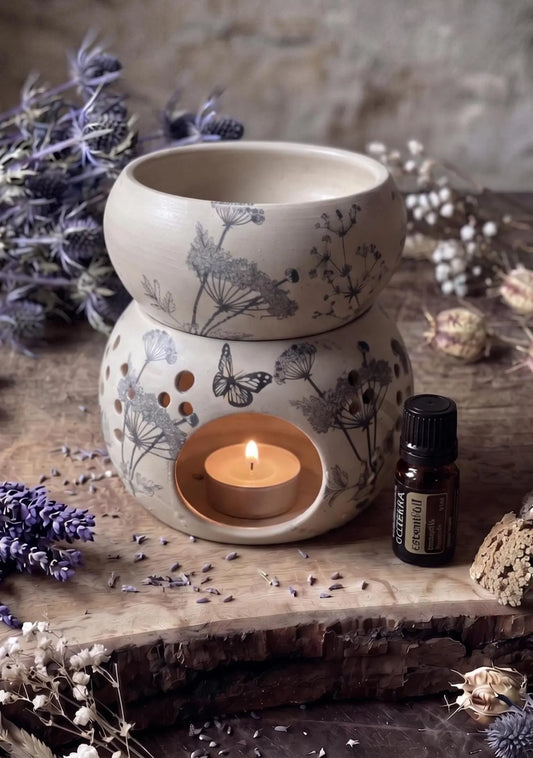 Botanical Ceramic Oil Burner