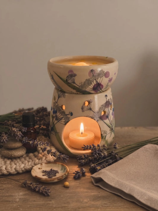 Botanical Ceramic Oil Burner